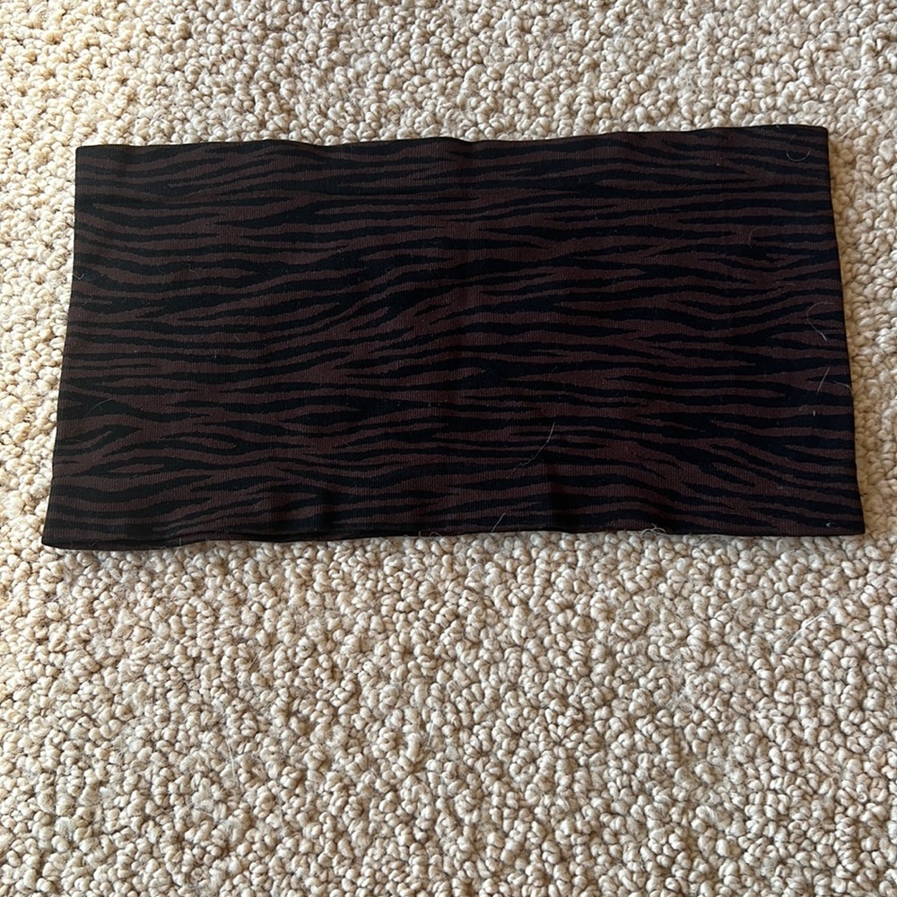 Zebra print bandeau